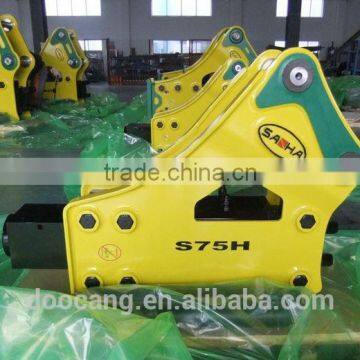 Side type hydraulic breaker for mini excavator