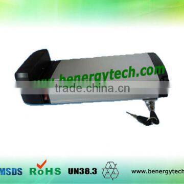 36V 10AH Li-ion battery pack, back rack type