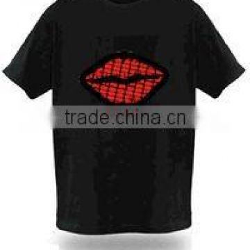 electroluminescent flashing t shirt