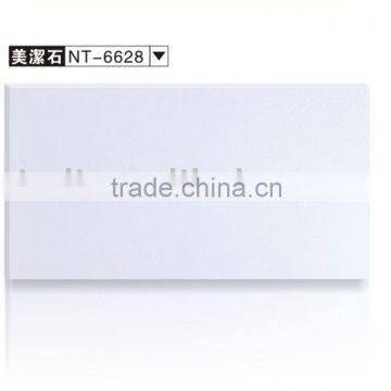 Hotel Decorative Plain White Transparent Materials