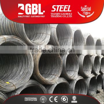 China galvanized sae 1008 wire rod 5.5mm