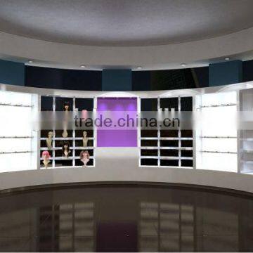 Supermarket Wooden Shelf,wig Display Shelf, Wig Fitting