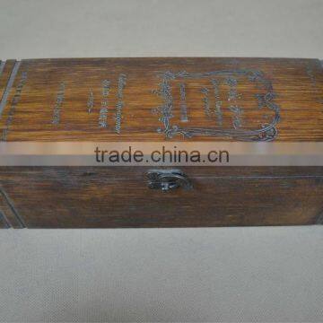 antique wine box for single bottle