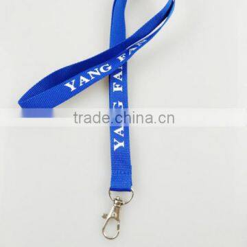 High quality silk printing polyester neck lanyard china wholesale