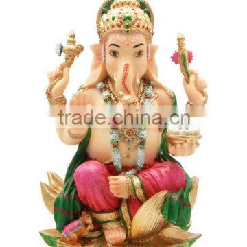 Lord Ganesha Marble Statue