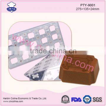 15pcs 15g Food Grade pc Material Magnetic Chocolate Mould