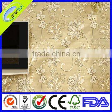high qualtity pvc wall paper 2016