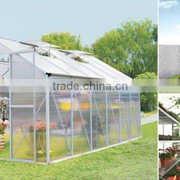 12*8 FT Do-it-Yourself Aluminum Walk-in Garden Greenhouse photo-2