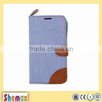 2016 Oxford leather wallet flip case Alcatel one touch pop c7