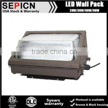 Free Shipping From USA 36W 40W DLC ETL LED Light Outdoor Wall Recessed