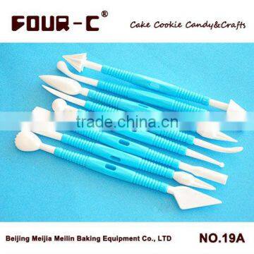 8pcs sugar art modeling tools, fondant cake design tools