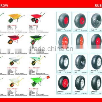 High quality for wheelbarrow tyre barrow tyre