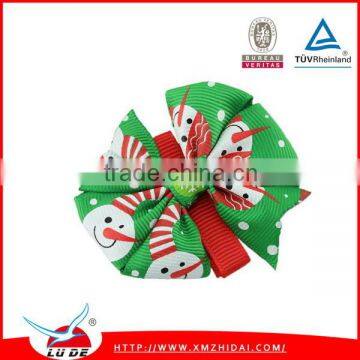 Christmas Decoration Use 3 Inch Hair Bows no Clip photo-2
