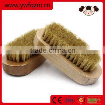 OEM wooden handle and 100% bristle hair beard brush