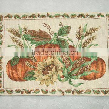 fruit design polyester cotton tapestry placemat