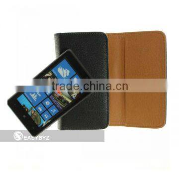 leather case for nokia lumia 820 with belt clip