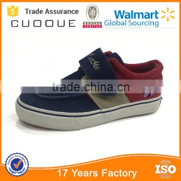 New arrival high quality hard sole canvas toddler children kids shoes