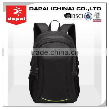 Black Laptop Backpack Strong Polyester Laptop Backpack