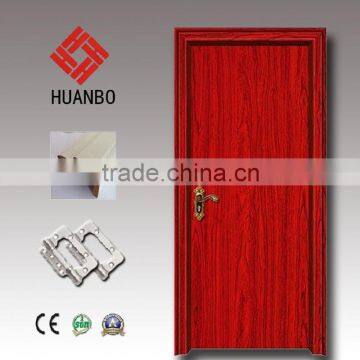 Wholesale mdf pvc wood luxury decorative interior door wooden doors for bedroom
