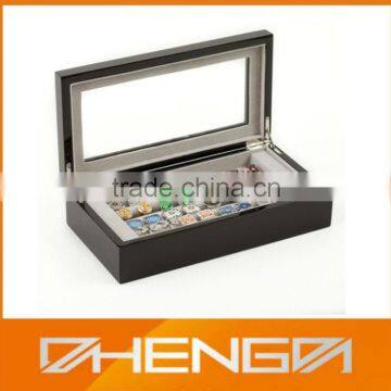 High Quality Customized Made in China Cufflink Display Box Wood