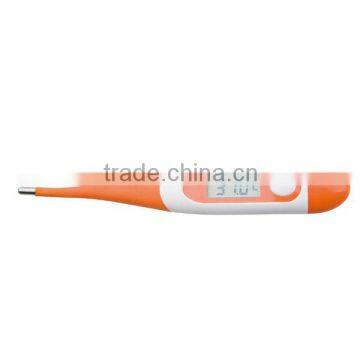 Digital thermometer with soft probe