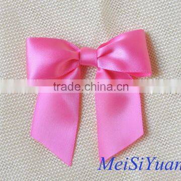 Pink Satin Ribbon Bows Wedding Dress Scrapbooking Embellishment Car Decor Bow Sewing Accessories