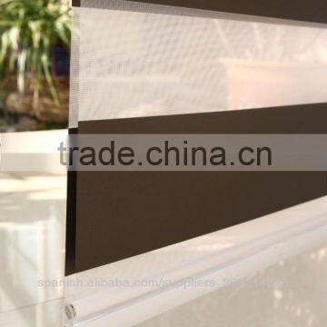 Pleated Dual Zebra Combi Curtain Fabric photo-2