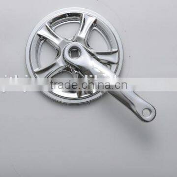 A104P steel single speed bicycle chainwheel and crank with alloy 152mm crank