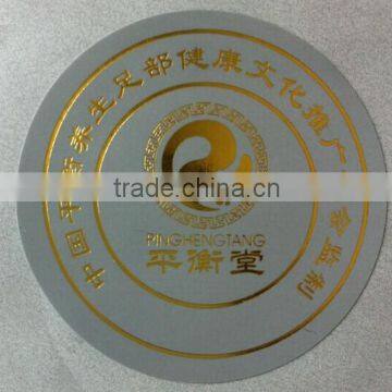 printting lable with hot stamping