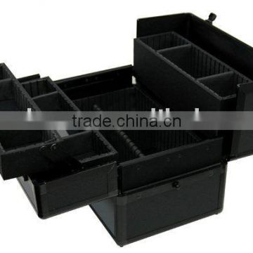 Black Aluminium Makeup Train Case