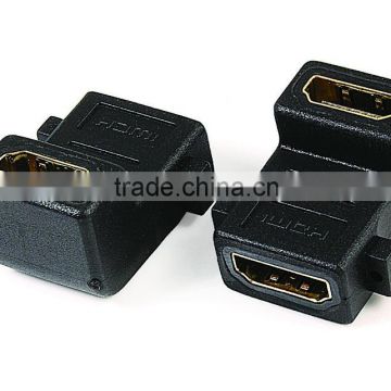 HDMI female to HDMI female adapter 90 degree type