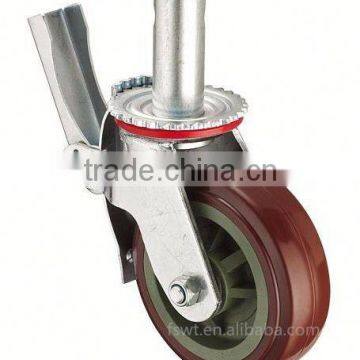 Clear PVC Heavy Duty Industrial height adjustable caster