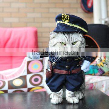Costume Policeman Superhero Caribbean for Dog Cat Halloween Dress up