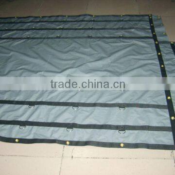 the US truck cover tarpaulin,waterproof pe tarpaulin poly tarp for truck lorry cover in the US market