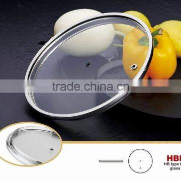 H type Glass lid for ceramic roasting pan