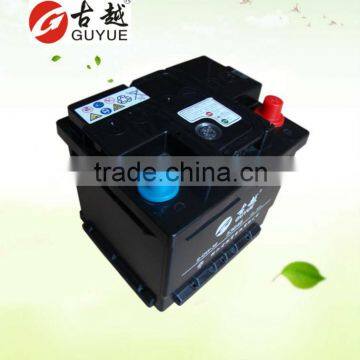 Maintenance free lead acid car battery