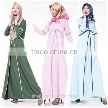 Muslim New Abaya dress ethnic islamic dress Turkey Malaysia long dress for women