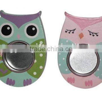 Easter Wooden owl candle holder decoration in lovley colors easter wooden tea light candle holder gifts for home decoration