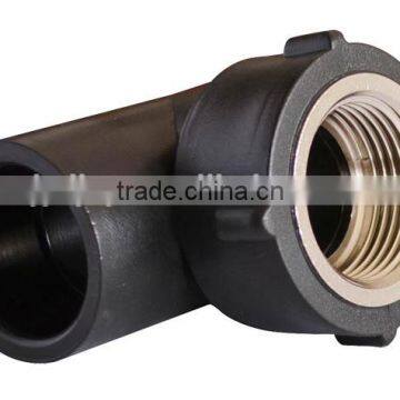 Ordinary Copper Female Tee HDPE Pipe Fittings