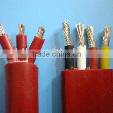 rubber sheathed, moveable and flexible mine cables