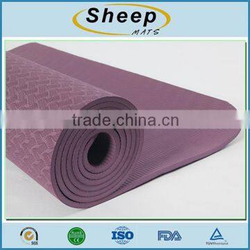 Wear-resistant eco friendly gym home fitness yoga mat tpe