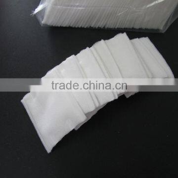 Square cotton pad for cosmetic