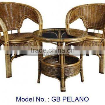 Rattan table, Rattan Armchair, Rattan furniture, Living room set