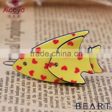 2015 wholesale cellulose acetate cute baby hairpin