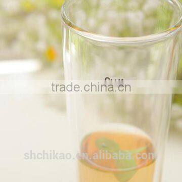 Clear Borosilicate Glass Double Glass Cup for Factory