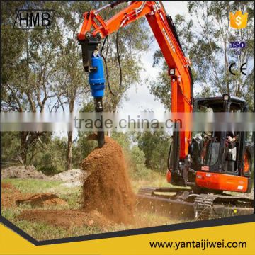 hydraulic earth auger hole digger fence post drill auger drill