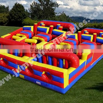 2015 new fashion Inflatable Giant Obstacle Course Playground for chidlren