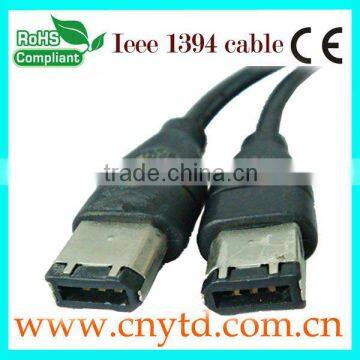 Hot selling usb to 1394 adapter 6pin to 6pin cable