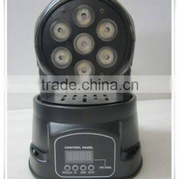 Free shipping Online wholesale (4 pieces) 5 in1 rgbwa mini led stage light 7 15w mini moving light