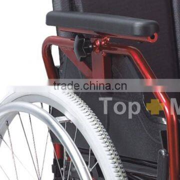 Manual Folding Aluminum Wheelchair for Disabled and Elderly photo-7